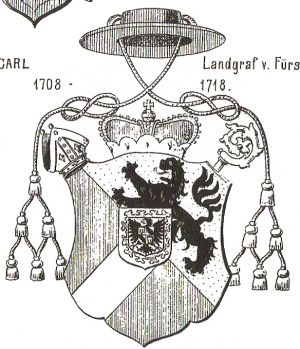 Arms (crest) of Philipp Karl Landgraf von Fürstenberg