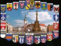 Czech heraldic postcard
