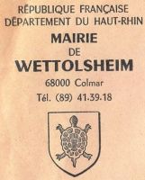 Blason de Wettolsheim/Arms (crest) of Wettolsheim