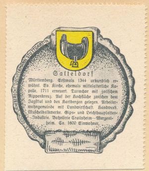 Wappen von Satteldorf/Coat of arms (crest) of Satteldorf