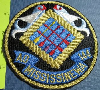 Coat of arms (crest) of the Oiler USS Mississinewa (AO-144)