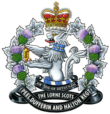 Arms of The Lorne Scots (Peel, Dufferin and Halton Regiment), Canadian Army