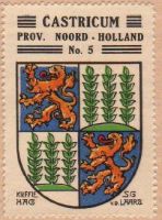 Wapen van Castricum/Arms (crest) of Castricum