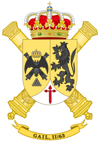 Coat of arms (crest) of the Information and Locating Group II-63, Spanish Army