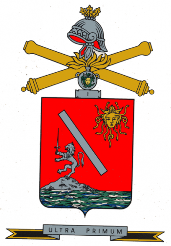 Arms of 4th Artillery Regiment, Italian Army