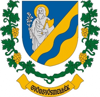 Gyöngyösmellék (címer, arms)