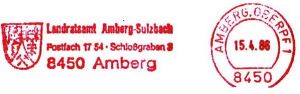 Wappen von Amberg-Sulzbach/Coat of arms (crest) of Amberg-Sulzbach