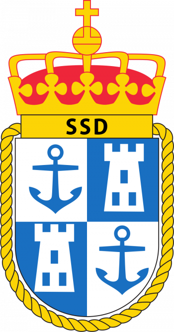 Coat of arms (crest) of the Naval District Sørlandet, Norwegian Navy