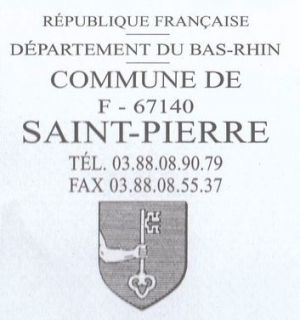 Blason de Saint-Pierre (Bas-Rhin)