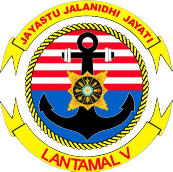Coat of arms (crest) of the V Main Naval Base, Indonesia Navy