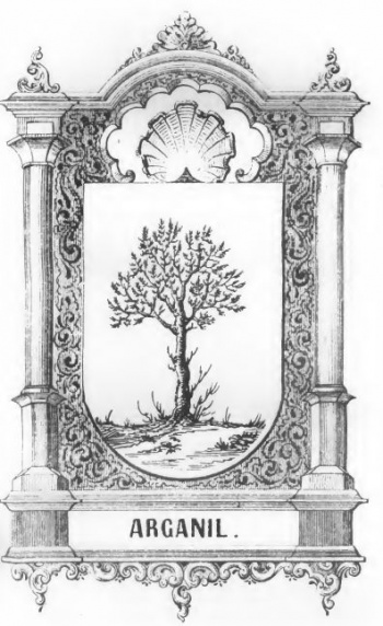 Coat of arms (crest) of Arganil (city)