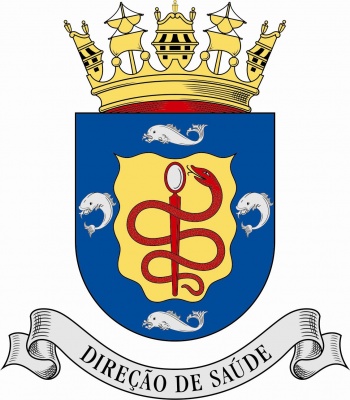 Coat of arms (crest) of Medical Directorate, Portuguese Navy