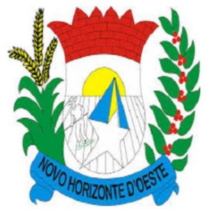Brasão de Novo Horizonte do Oeste/Arms (crest) of Novo Horizonte do Oeste