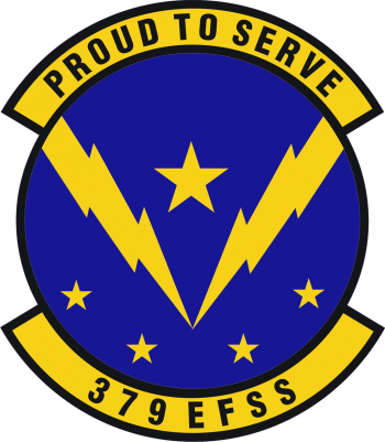 Coat of arms (crest) of the 379th Expeditionary Force Support Squadron, US Air Force