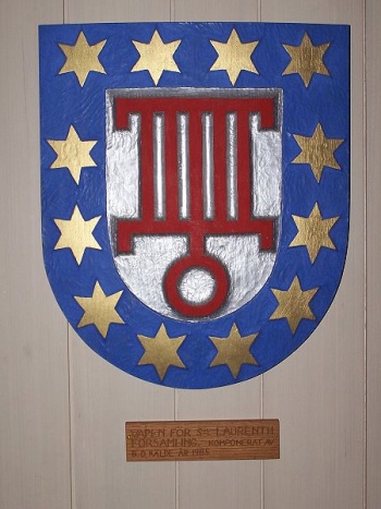 Arms (crest) of the Parish of Sankt Laurentii, Söderköping (Linköping Diocese)