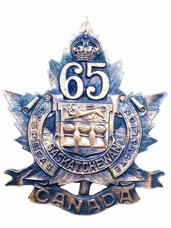 Coat of arms (crest) of the 65th (Saskatchewan) Battalion, CEF