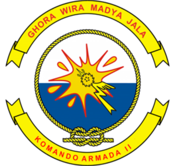 Coat of arms (crest) of the II Fleet Command, Indonesian Navy