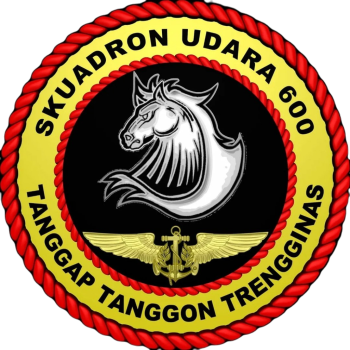 Coat of arms (crest) of the Air Squadron 600, Indonesian Navy