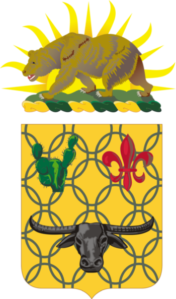 Coat of arms (crest) of 149th Armor Regiment, California Army National Guard
