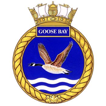 Coat of arms (crest) of the HMCS Goose Bay, Royal Canadian Navy