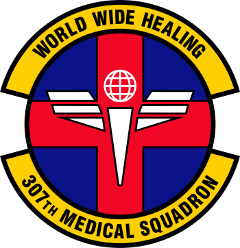 Coat of arms (crest) of the 307th Medical Squadron, US Air Force