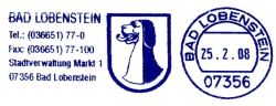 Wappen von Bad Lobenstein/Arms (crest) of Bad Lobenstein