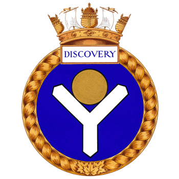 Coat of arms (crest) of the HMCS Discovery, Royal Canadian Navy