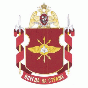 Coat of arms (crest) of the 214th Separate Communications Battalion, National Guard of the Russian Federation