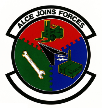 Coat of arms (crest) of the 63rd Airlift Control Squadron, US Air Force