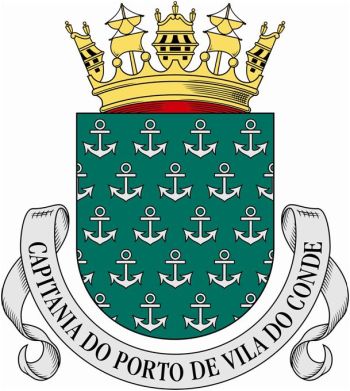 Coat of arms (crest) of the Harbour Captain of Vila do Conde, Portuguese Navy