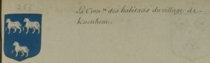 Blason de Kunheim/Coat of arms (crest) of {{PAGENAME
