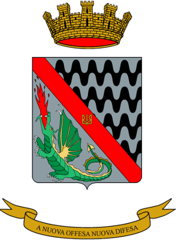 Coat of arms (crest) of 1st Atomic, Biological and Chemical Battalion Etruria, Italian Army
