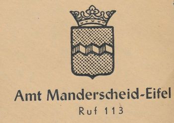 Wappen von Verbandsgemeinde Manderscheid/Coat of arms (crest) of Verbandsgemeinde Manderscheid