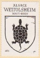 Blason de Wettolsheim/Arms (crest) of Wettolsheim