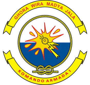 Coat of arms (crest) of the I Fleet Command, Indonesian Navy