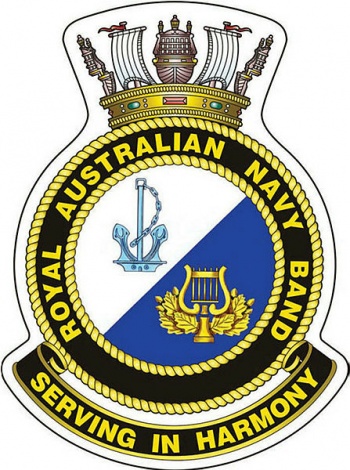 Coat of arms (crest) of the Royal Australian Navy Band
