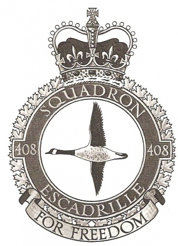Coat of arms (crest) of No 408 Squadron, Royal Canadian Air Force