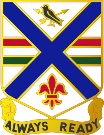 Coat of arms (crest) of 130th Infantry Regiment, Illinois Army National Guard