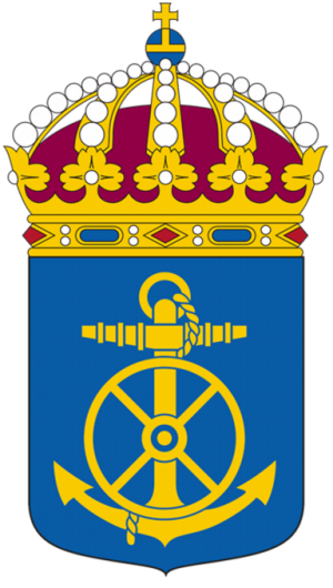 Coat of arms (crest) of the 43rd Support Squadron, Swedish Navy