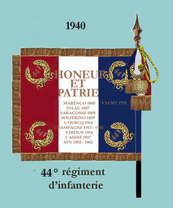 Coat of arms (crest) of 44th Infantry Regiment, French Army