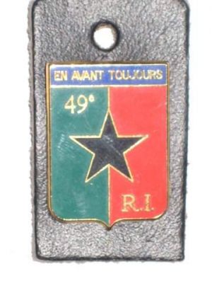 Coat of arms (crest) of the 49th Infantry Regiment, French Army