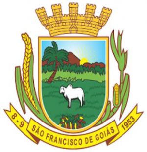 Brasão de São Francisco de Goiás/Arms (crest) of São Francisco de Goiás