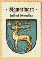 Wappen von Sigmaringen/Arms (crest) of Sigmaringen