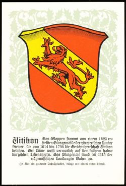 Wappen von/Blason de Uitikon