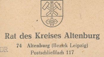 Wappen von Altenburg (kreis)/Coat of arms (crest) of Altenburg (kreis)
