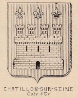 Blason de Châtillon-sur-Seine/Arms (crest) of Châtillon-sur-Seine