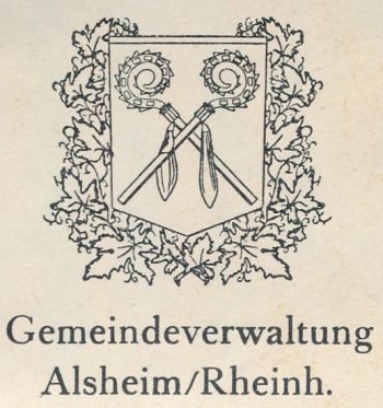 Wappen von Alsheim/Coat of arms (crest) of Alsheim