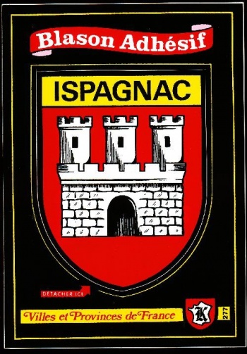 Blason de Ispagnac/Coat of arms (crest) of {{PAGENAME
