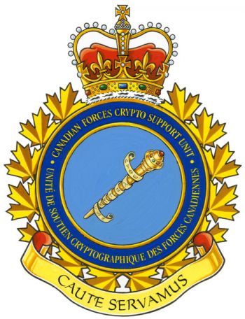 Coat of arms (crest) of the Canadian Forces Crypto Support Unit, Canada