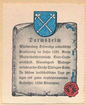 Wappen von Darmsheim/Coat of arms (crest) of Darmsheim